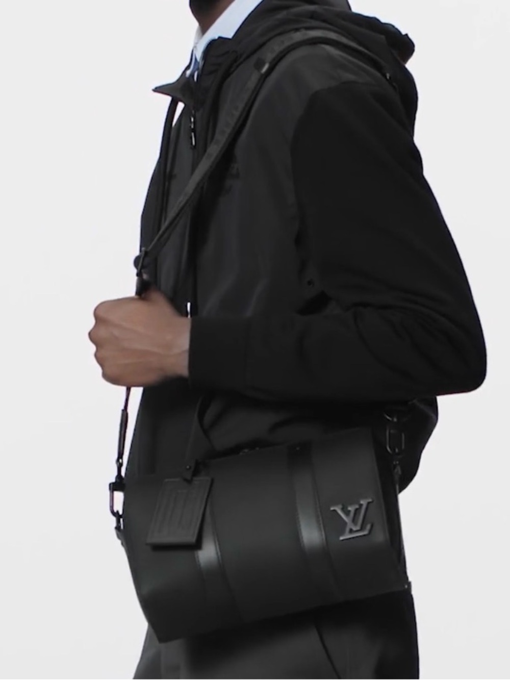 Louis Vuitton Leather Crossbody Messenger CITY keepall  with LV mono ❌❌SOLDlocal